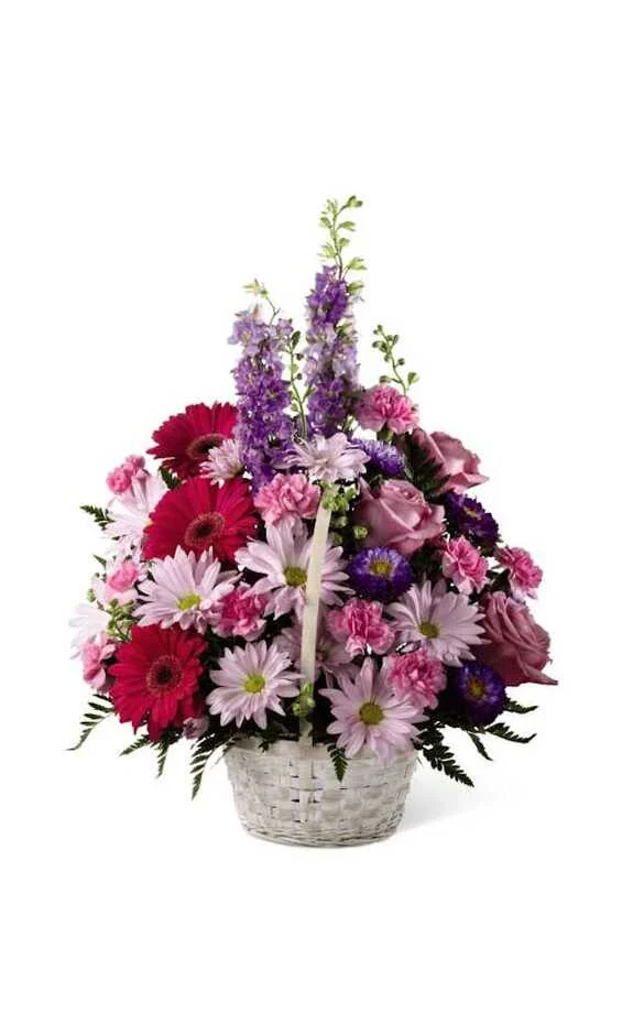 The Bright Blooms Basket