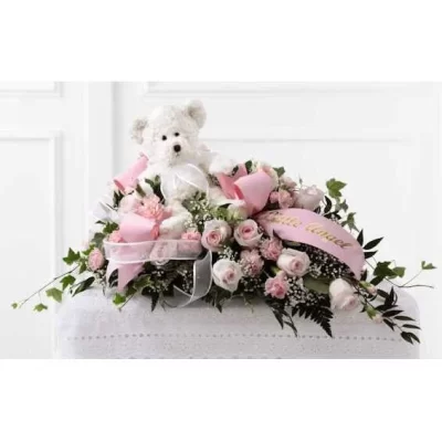 The Angels Among Us Casket Spray
