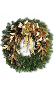 The Glitter & Gold Christmas Wreath