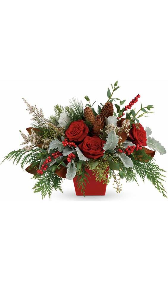 Winter Blooms Centerpiece