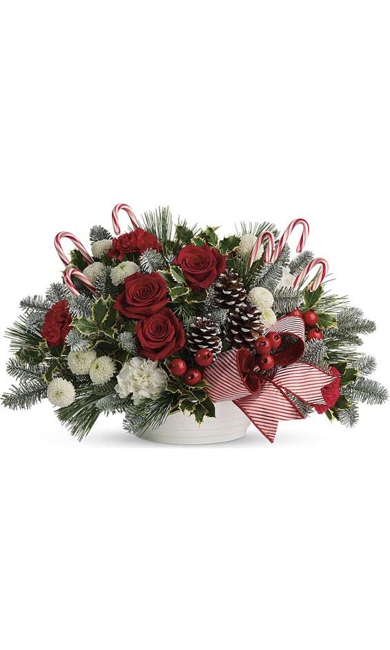 Jolly Candy Cane Bouquet