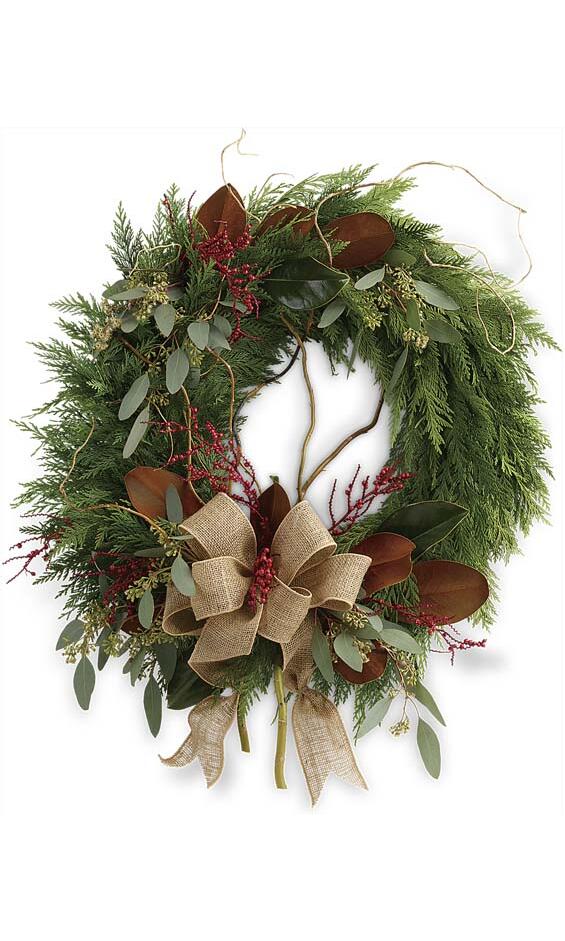 Rustic Holiday Wreath