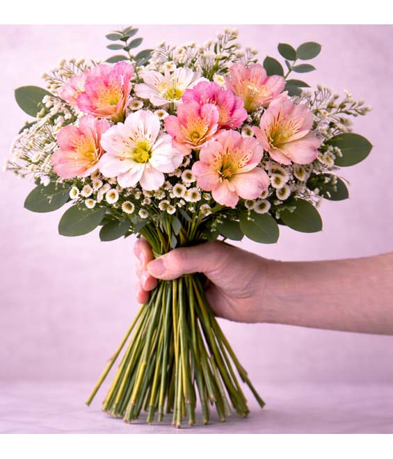 Alstroemeria Hand-Tied Bouquet