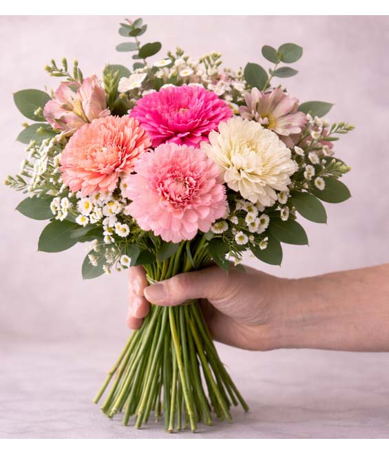Carnation Hand-Tied Bouquet