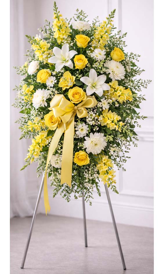 Golden Light Standing Spray