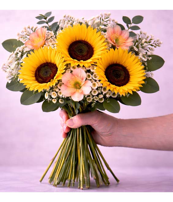 Sunflower Hand-Tied Bouquet